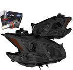 For 2009-2014 Nissan Maxima Projector Headlight Lamp W/Led Kit+Cool Fan Titned DNA MOTORING