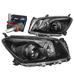 For 2009-2014 Nissan Maxima Projector Headlights W/Led Kit+Cooling Fan Smoked DNA MOTORING