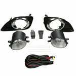 For 2010-2011 Toyota Camry Clear Bumper Lamps Driving Fog Lights+Switch Pair SILICONEHOSEHOME