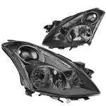 For 2010-2012 Nissan Altima Sedan Oe Black Housing Clear Side Headlight/Lamps DNA MOTORING