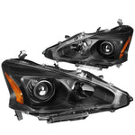 For 2010-2012 Nissan Altima Sedan Oe Headligdht Lamps W/Led Kit+Cool Fan Black DNA MOTORING