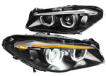 For 2011-2013 Bmw F10 Led Drl/ Sequential Signal Hid Projector Headlight Lamps DNA MOTORING