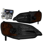 For 2011-2013 Dodge Durango Turn Signal Headlight Lamp W/Led Kit+ Coof Fan Black DNA MOTORING