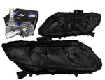 For 2012-2015 Honda Civic Factory Style Headlight W/Led Kit Slim Style Smoked DNA MOTORING