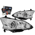 For 2013-2015 Nissan Altima Sedan Projector Headlight Lamps W/Led Kit+Cool Fan DNA MOTORING