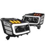 For 2013-2015 Toyota Rav4 Projector Headlight Lamps W/Led Kit Slim Style Smoked DNA MOTORING