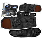 For 2014-2016 Forte 5 Koup Black Clear Signal Projector Headlight Lamps+Tools DNA MOTORING