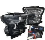 For 2014-2016 Grand Cherokee Projector Headlight Lamp+Led Drl Front Mesh Grille DNA MOTORING