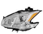 For 2014-2018 Jeep Cherokee Pair Chrome Housing Clear Side Projector Headlights DNA MOTORING