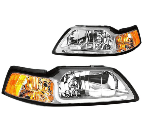 For 2015-2017 Ford F150 Pickup Truck Crystal Headlight W/Led Kit+Cool Fan Smoked DNA MOTORING