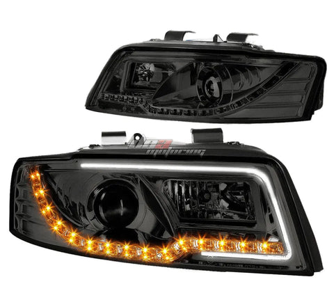 For 2015-2018 Ford Focus Led Drl Signal Projector Headlight+Tools Smoked Clear DNA MOTORING
