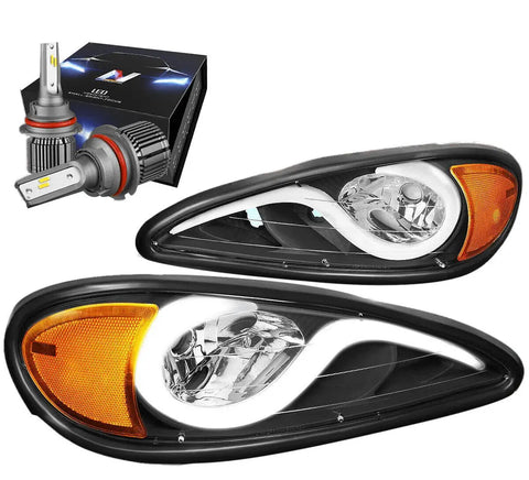 For 2016-2018 Toyota Rav4 Factory Style Projector Headlight Lamps Smoked Clear DNA MOTORING
