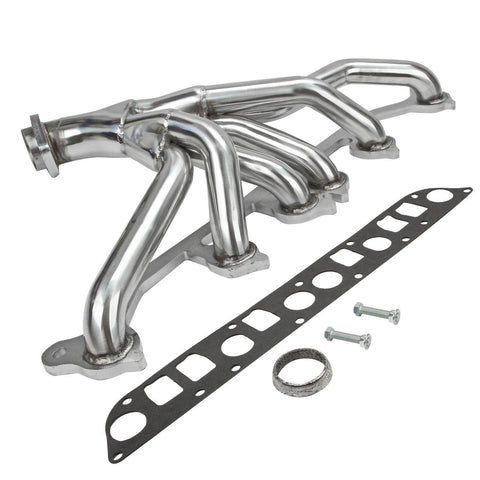 For 91-99 Stainless Manifold Header/Exhaust Jeep Wrangler Cherokee 4.0L TJ YJ XJ SILICONEHOSEHOME