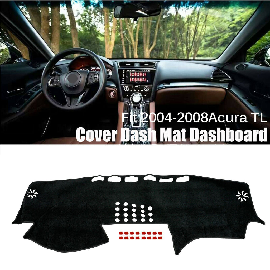 For Acura TL 20042008 Car Dash Cover Dash Mat Board Pad Carpet Black