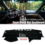 For Acura TL 2004-2008 Car Dash Cover Dash Mat Board Pad Carpet Black SILICONEHOSEHOME