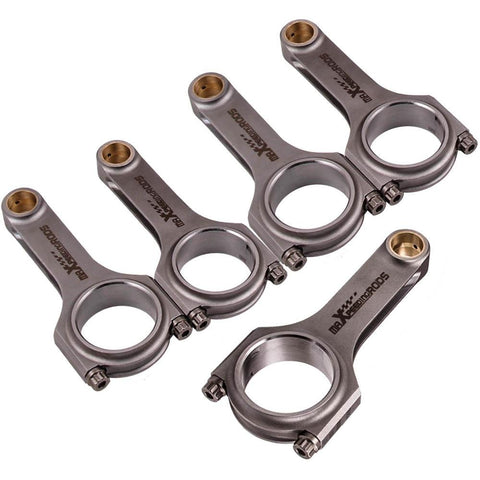 For Audi RS2 2.2L Turbo 5cyl 4340 Forged Steel H-Beam Conrods Connecting Rods MaxSpeedingRods