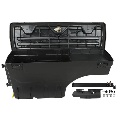 For Chevrolet/Gmc C/K Dodge Ram Ford F150 Driver Side Truck Bed Storage Tool Box BLACKHORSERACING