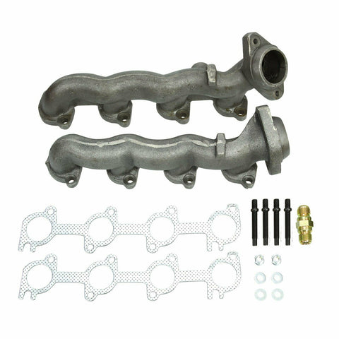 For F150 Truck F250 Exhaust Manifolds Set of 2 Driver & Passenger Side Pair SILICONEHOSEHOME