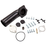 For Ford 6.4L F-350 F-450 Super Duty 2008-2010 EGR Valve Delete Kit w/ Inlet Elbow MaxSpeedingRods