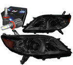 For Ford F150/F-150 2004-2008 Euro Chrome Tint Housing Crystal Clear Headlights DNA MOTORING