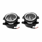 For Jeep Wrangler JK 07-17 7" Halo LED Headlight + LED DRL Fog Light Combo Kit F1 RACING