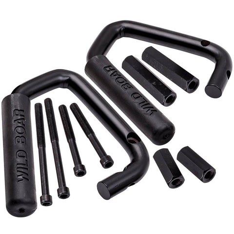 For Jeep Wrangler JK Limited and Unlimited Pair Roll Grab Grip Handle Bars MaxSpeedingRods