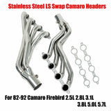 For LS Swap Camaro Firebird Headers 82-92 Third Gen F-Body Stainless Steel F1 Racing