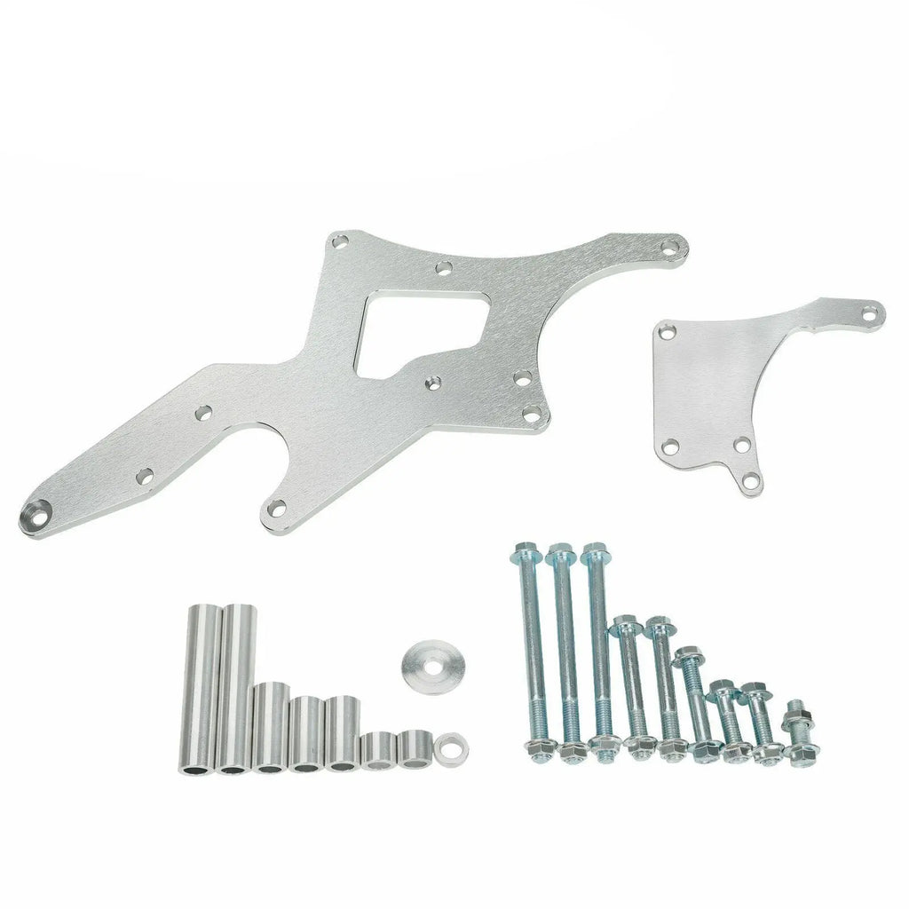 Ls Swap Accessory Drive Kit LS Engine Serpentine Bracket - Alternator & Power Steering Pump Swap Bracket Ls Alternator Relocation Bracket - Foto 14