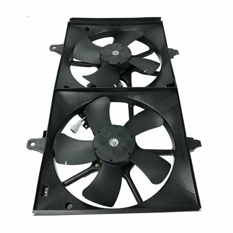 For Nissan Altima Maxima 2002-2008 2004 2006 Dual Condenser Radiator Cooling Fan SILICONEHOSEHOME