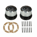 For Nissan Pathfinder Frontier Xterra Titan D21 Pair Set of 2 Locking Hubs SILICONEHOSEHOME