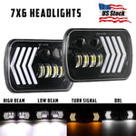 For Nissan Pickup Hardbody 240Sx D21 Nx Led Headlights Hi-Lo Beam Drl Turn Light EB-DRP