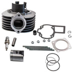 For SUZUKI LT 80 LT80 Cylinder Pistion Kit Rings Gaskets Pin Top End 87-06 1990 MaxSpeedingRods