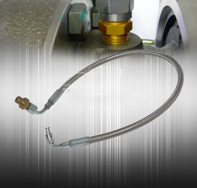 For Toyota 24" Inch Jdm Oil Feed Line Cable Kit T3/T4 Stainless Steel