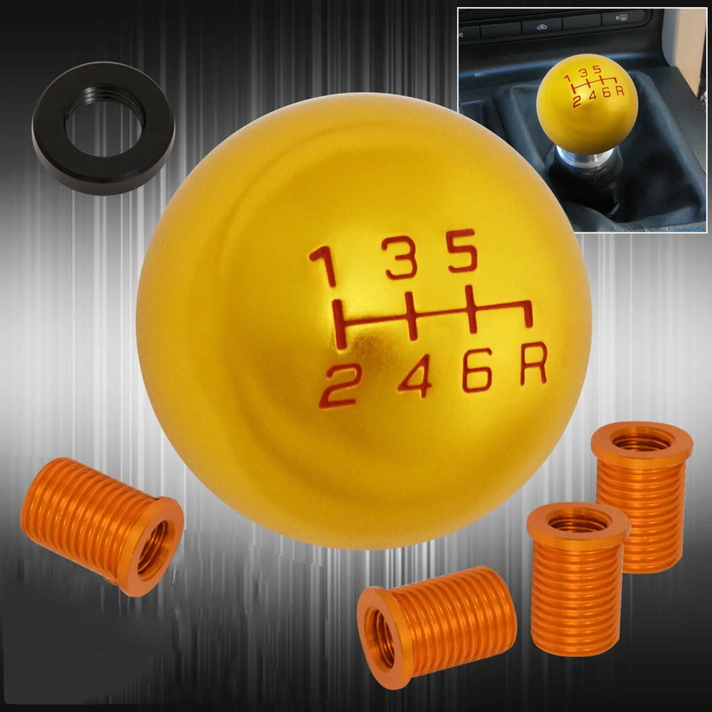For Toyota M10X1.5 6Speed Ball Shift Shifter Knob Lever M8 M10 M12 Scr