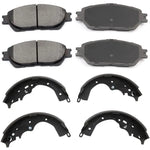 Front Brake Pads & Brake Shoes For 2004-2007 2008 2009 2010 Toyota Sienna 840047 ECCPP