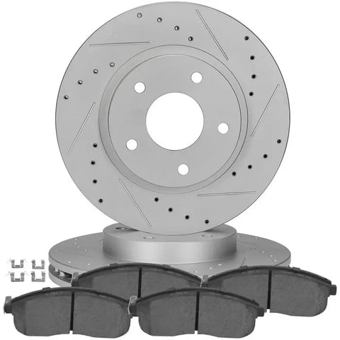 Front Ceramic Brake Pads And Rotors For Nissan Maxima 3.0L ECCPP