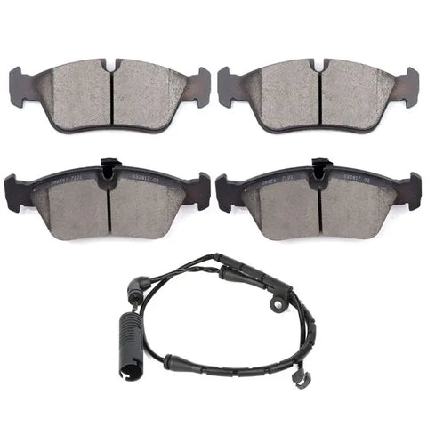 Front Ceramic Pads And Sensor For BMW 325i 328Ci 325Ci 323i 323Ci Z4 ECCPP