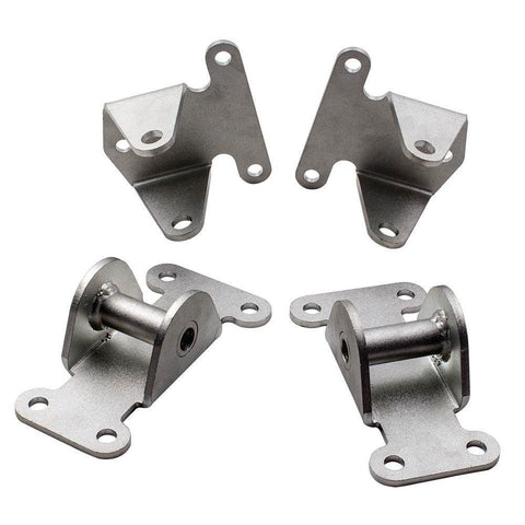 Front Engine Motor Mount  Frame Mount Set for Small Block SBC Chevy MaxSpeedingRods