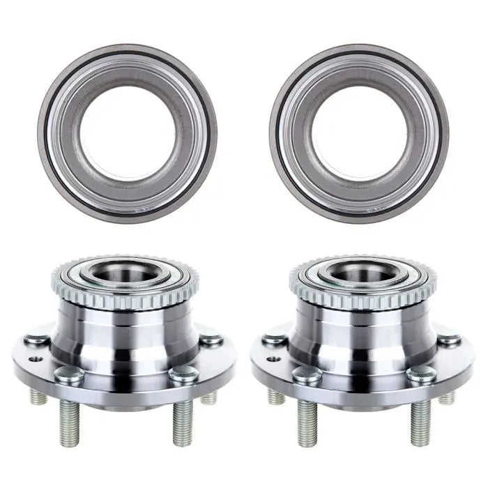 KHRIZ HUB KAX 512498 Hub Assembly KAX Wheel Hub Bearing Pair - Front & Rear
