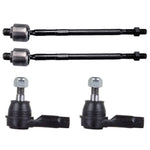Front Steering Inner & Outer Tie Rod End Suspension For 2001 02 03 04 05 Kia Rio ECCPP