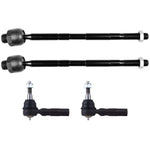 Front Steering Inner & Outer Tie Rod End Suspension For 2006-2008 Dodge Ram 1500 ECCPP