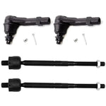 Front Steering Inner & Outer Tie Rod End Suspension For 2006-2010 Ford Explorer ECCPP