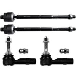 Front Steering Inner & Outer Tie Rod End Suspension For 2010-12 Ford Flex Taurus ECCPP