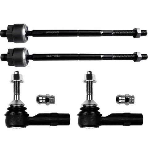 Front Steering Inner & Outer Tie Rod End Suspension For 2010-12 Ford Flex Taurus ECCPP