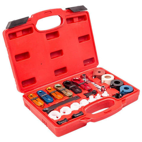 Fuel Air Conditioning A/C Line Disconnect Tool Set Fuel Trans Oil Lines 22 pcs MaxSpeedingRods