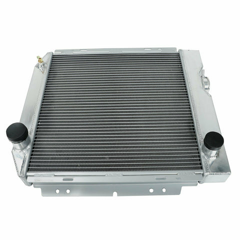 Full Aluminum Cooling Radiator 3 Row Fit Ford Mustang Falcon Mercury 1960-1966 SILICONEHOSEHOME