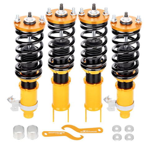 Full Coilover Suspension Lowering Kits compatible for Honda Civic 1988-2000 MaxpeedingRods