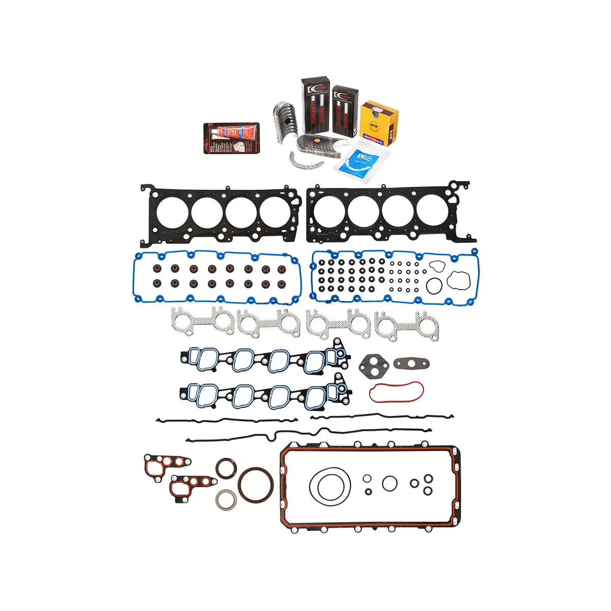 Engine Full Gasket Set Bearings Rings Fits 97-98 Ford Mustang 3.8L V6