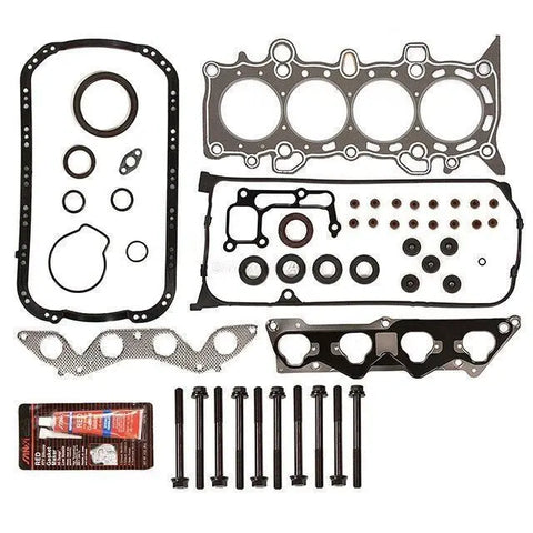 Full Gasket Set Head Bolts Fit 01-05 Honda Civic VTEC 1.7 D17A2 D17A6 MIZUMOAUTO