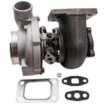 GT3037 GT3076R 4-Bolt Flange 600HP+ T3 .82A/R 74 Trim Street Turbo Turbocharger MaxSpeedingRods